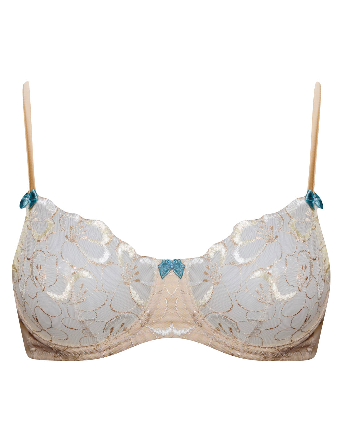 Amour d'Ivoire Comfort Bra, Brief, Suspender & Bag Gift Set