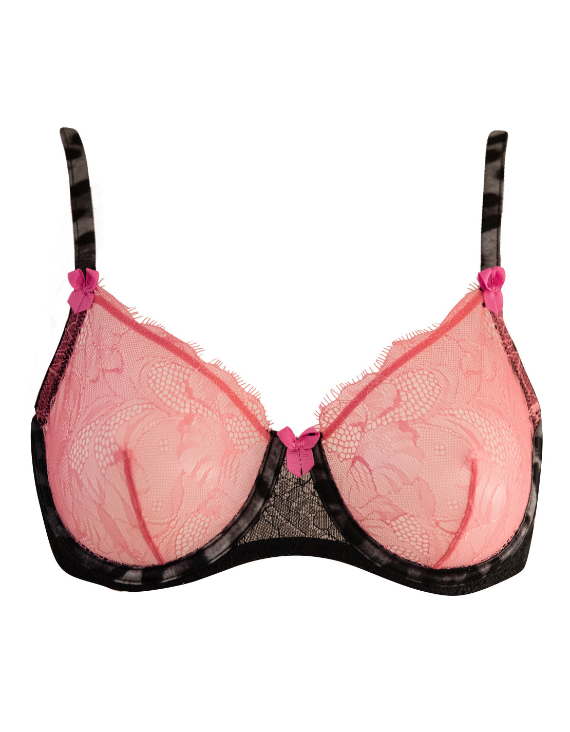 Pink Panthera Lace Bra