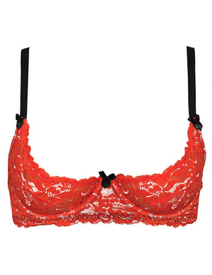 Harmony in Red Ouvert Demi Cup Bra